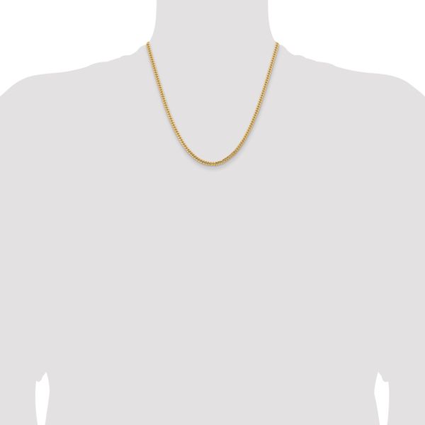 Leslie's 10k 3.5mm Solid Miami Cuban Chain - Image 4