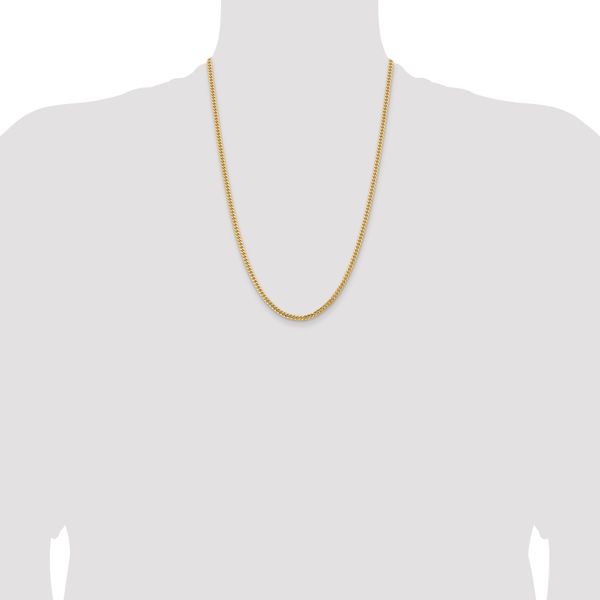 Leslie's 10k 3.5mm Solid Miami Cuban Chain - Image 4