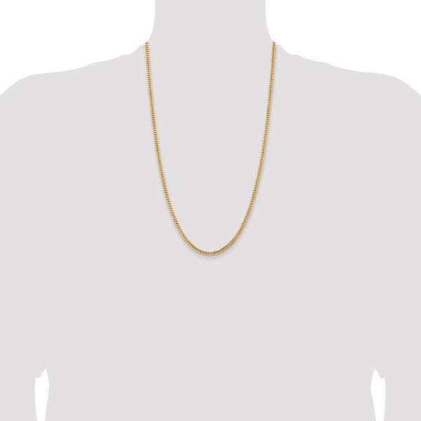 Leslie's 10k 3.5mm Solid Miami Cuban Chain - Image 4