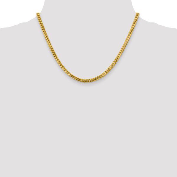 Leslie's 10k 4.25mm Solid Miami Cuban Chain - Image 4