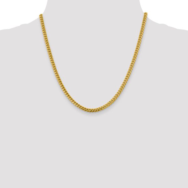 Leslie's 10k 4.25mm Solid Miami Cuban Chain - Image 4