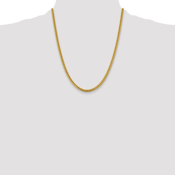 Leslie's 10k 4.25mm Solid Miami Cuban Chain - Image 4