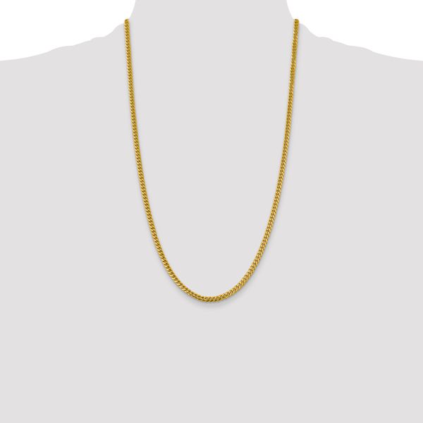 Leslie's 10k 4.25mm Solid Miami Cuban Chain - Image 4
