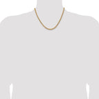 Leslie's 10k 4.3mm Solid Miami Cuban Chain - Image 4