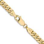 Leslie's 10k 4.3mm Solid Miami Cuban Chain - Image 3