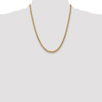 Leslie's 10k 4.3mm Solid Miami Cuban Chain - Image 4