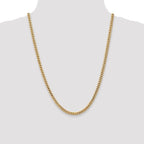 Leslie's 10k 4.3mm Solid Miami Cuban Chain - Image 4