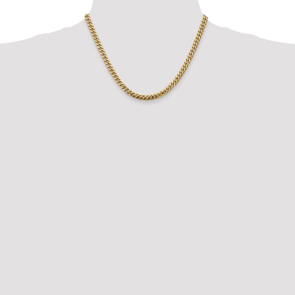 Leslie's 10k 5mm Solid Miami Cuban Chain - Image 4