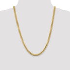 Leslie's 10k 5.5mm Solid Miami Cuban Chain - Image 4
