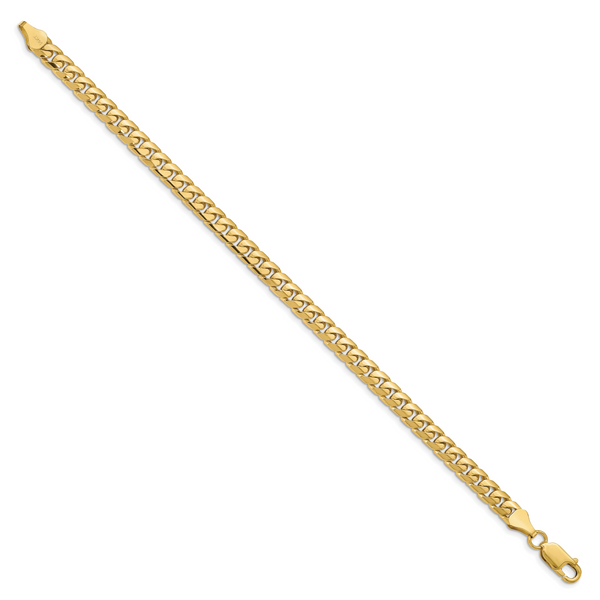 Leslie's 10k 5.5mm Solid Miami Cuban Chain - Image 2