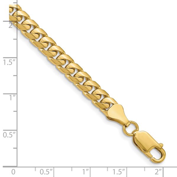 Leslie's 10k 5.5mm Solid Miami Cuban Chain - Image 3