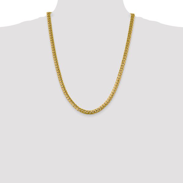 Leslie's 10k 6.25mm Solid Miami Cuban Chain - Image 4
