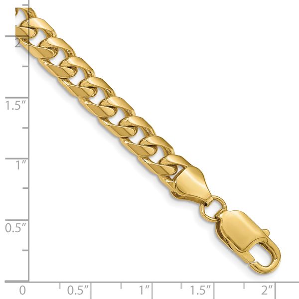 Leslie's 10k 6.25mm Solid Miami Cuban Chain - Image 3