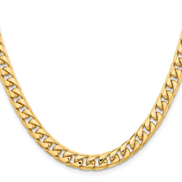 Leslie's 10k 6.75mm Solid Miami Cuban Chain - Image 2