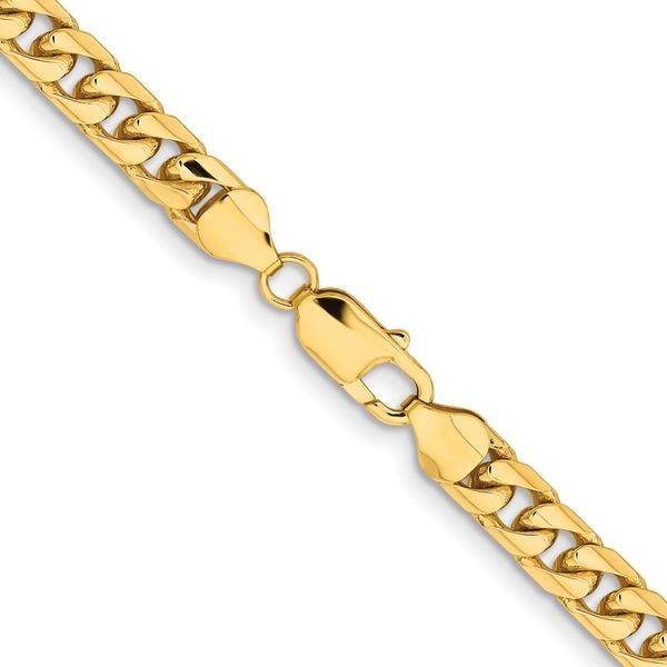 Leslie's 10k 6.75mm Solid Miami Cuban Chain - Image 3