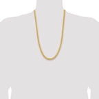 Leslie's 10k 6.75mm Solid Miami Cuban Chain - Image 4
