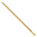 Leslie's 10k 6.75mm Solid Miami Cuban Chain - Image 2