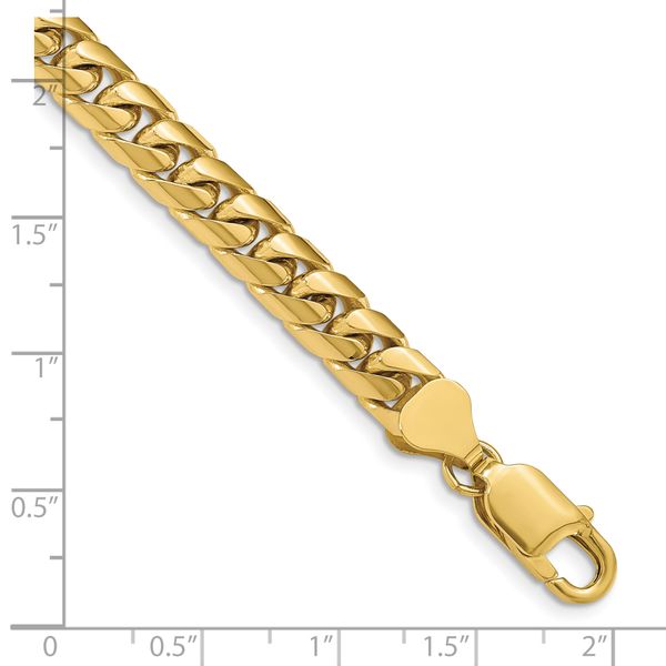 Leslie's 10k 6.75mm Solid Miami Cuban Chain - Image 3