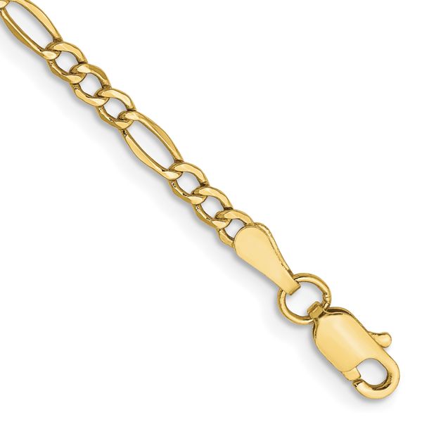 Leslie's 10k 2.5mm Semi-Solid Figaro Chain