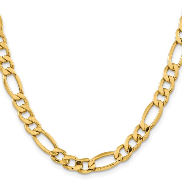 Leslie's 10k 8.5mm Semi-Solid Figaro Chain - Image 2