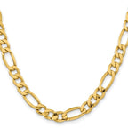 Leslie's 10k 8.5mm Semi-Solid Figaro Chain - Image 2