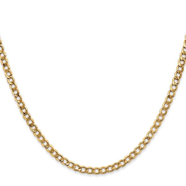 Leslie's 10k 3.35mm Semi-Solid Curb Link Chain - Image 2