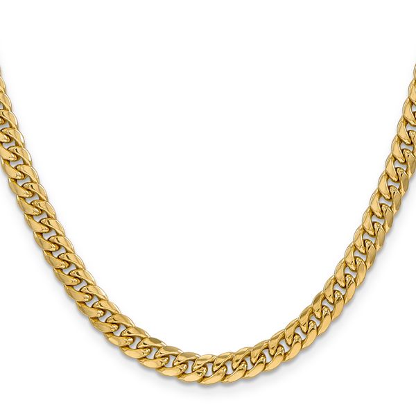 Leslie's 10k 6mm Semi-Solid Miami Cuban Chain - Image 2