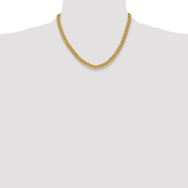 Leslie's 10k 6mm Semi-Solid Miami Cuban Chain - Image 4