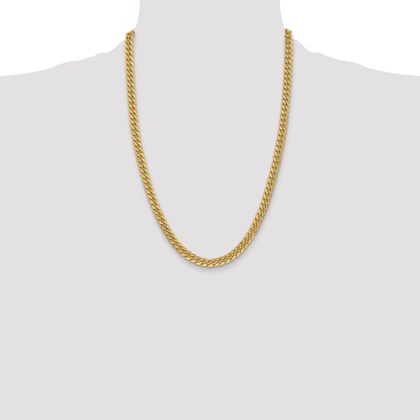 Leslie's 10k 6mm Semi-Solid Miami Cuban Chain - Image 4