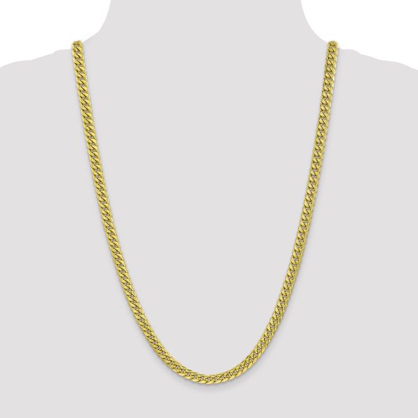 Leslie's 10k 6mm Semi-Solid Miami Cuban Chain - Image 4