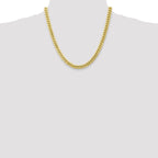 Leslie's 10k 6.75mm Semi-Solid Miami Cuban Chain - Image 4