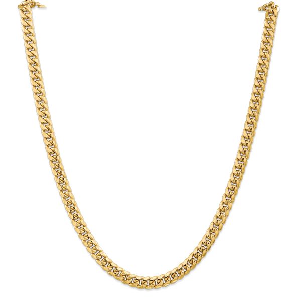 Leslie's 10k 6.75mm Semi-Solid Miami Cuban Chain - Image 2