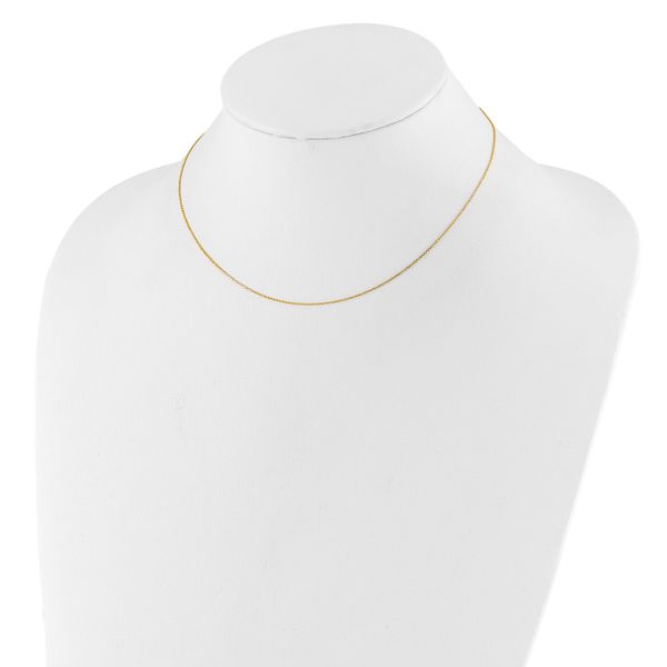 Leslie's 10k .8mm D/C Round Cable 1in+1in Adjustable Chain - Image 3