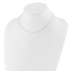 Leslie's 10k WG .8mm D/C Round Cable 1in+1in Adjustable Chain - Image 3