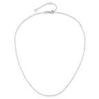 Leslie's 10k WG .8mm D/C Round Cable 1in+1in Adjustable Chain - Image 4