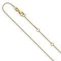 Leslie's 10k .95mm D/C Round Cable 1in+1in Adjustable Chain