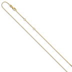 Leslie's 10k .95mm D/C Round Cable 1in+1in Adjustable Chain - Image 2