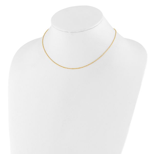 Leslie's 10k 1.25mm Singapore 1in+1in Adjustable Chain - Image 3