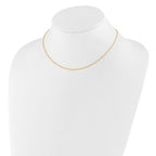Leslie's 10k 1.25mm Singapore 1in+1in Adjustable Chain - Image 3