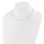 Leslie's 10k .8mm Baby Spiga 1in+1in Adjustable Chain - Image 3
