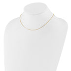 Leslie's 10k .7mm Box 1in+1in Adjustable Chain - Image 3