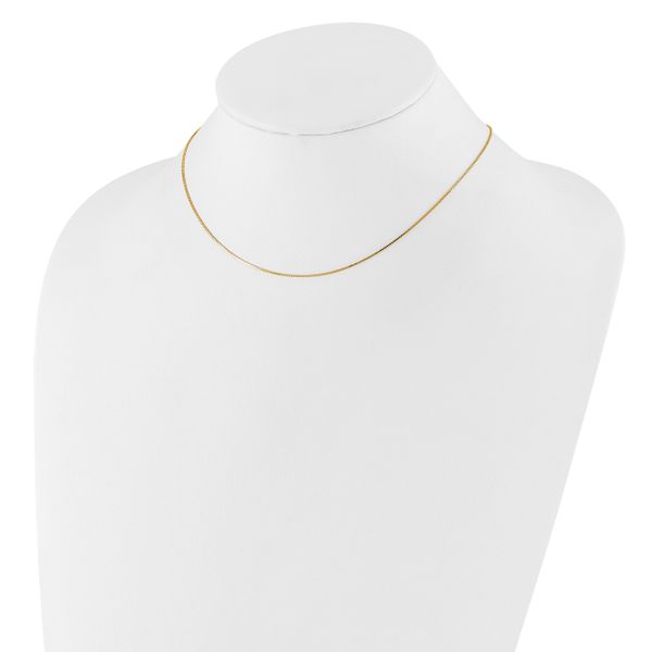 Leslie's 10k .7mm Box 1in+1in Adjustable Chain - Image 3