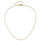 Leslie's 10k .7mm Box 1in+1in Adjustable Chain - Image 4