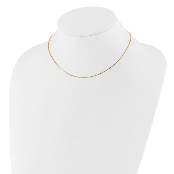 Leslie's 10k .85mm Box 1in+1in Adjustable Chain - Image 3