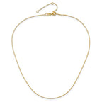 Leslie's 10k .85mm Box 1in+1in Adjustable Chain - Image 4
