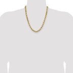 Leslie's 10K 6.5mm Diamond-Cut Rope Chain - Image 4
