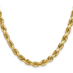 Leslie's 10K 6.5mm Diamond-Cut Rope Chain - Image 2