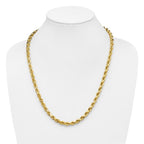 Leslie's 10K 6.5mm Diamond-Cut Rope Chain - Image 4