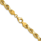 Leslie's 10K 6.5mm Diamond-Cut Rope Chain - Image 3