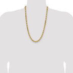 Leslie's 10K 6.5mm Diamond-Cut Rope Chain - Image 4